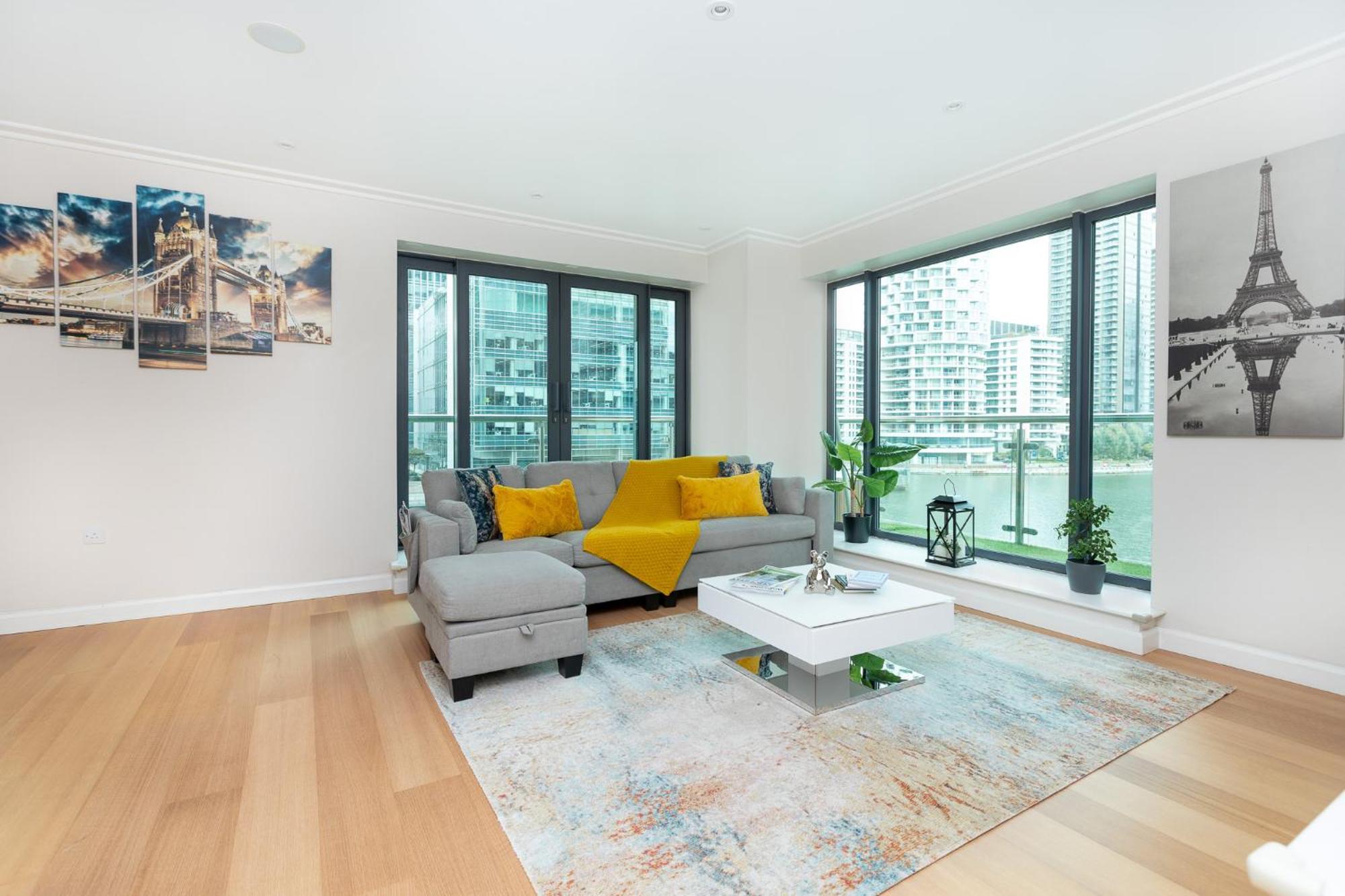 Апартаменти New Listing! Modern 3Br, Prime Canary Wharf Лондон Екстер'єр фото